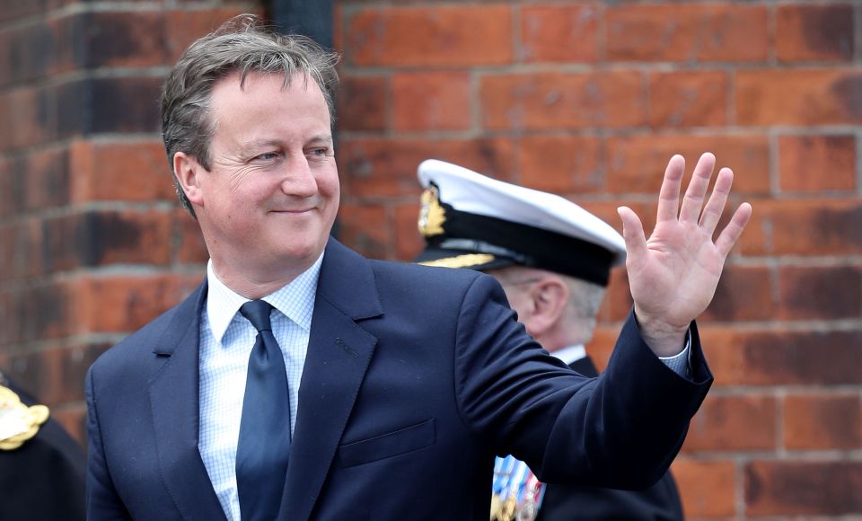  He waved to members of the public the day after announcing he was resigning after six years in Number 10