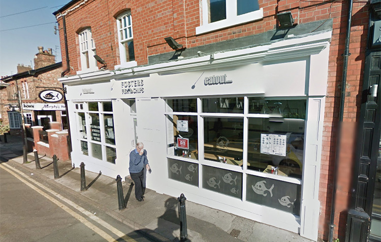 He then treated the family to dinner at his favourite chip shop