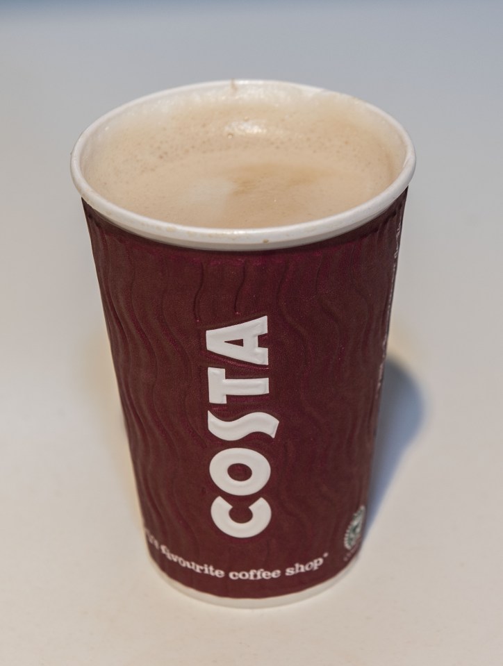 Costa Coffee serving test