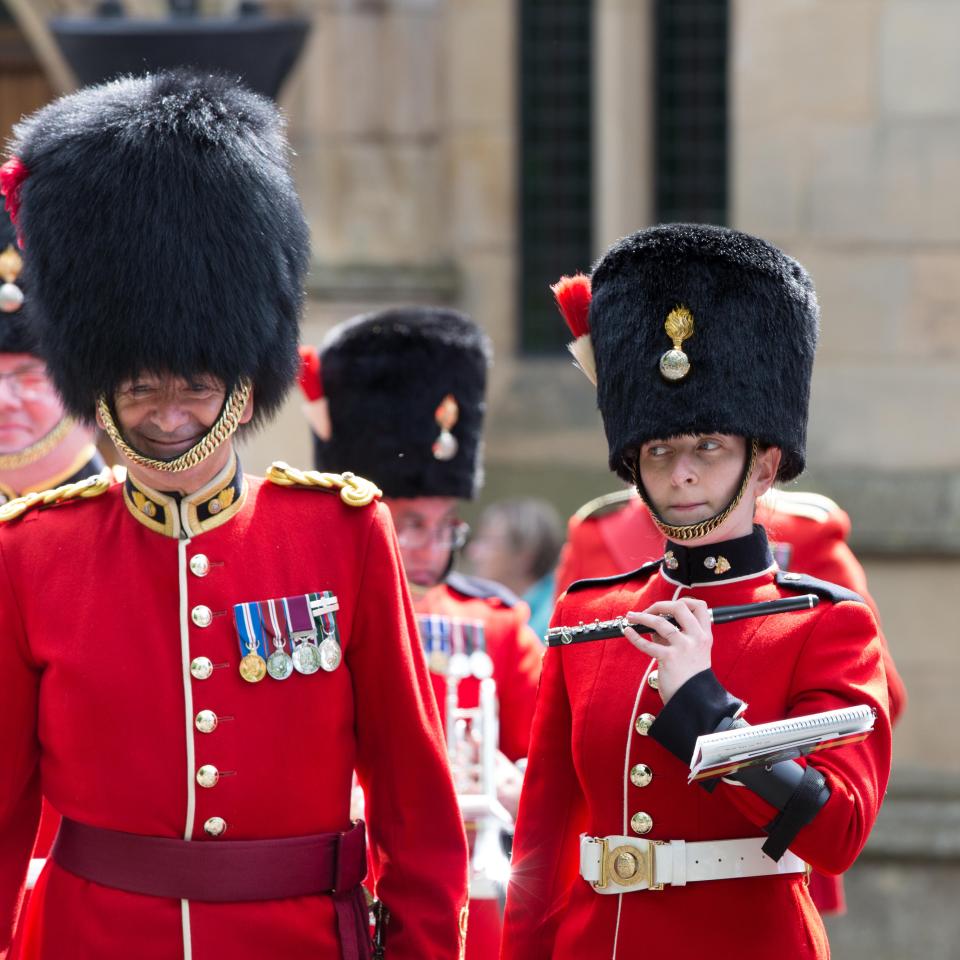  A royal affair ... Prince Edward is in town to watch the celebrations