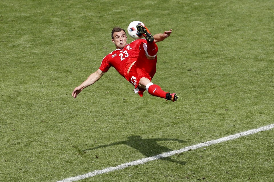  Shaqiri scored a goal that will surely be named the best of the tournament - but it was all in vain