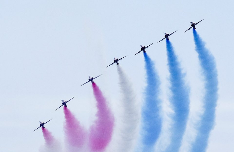  Armed Forces Day ... Red Arrows put on a show at main celebration in Cleethorpes