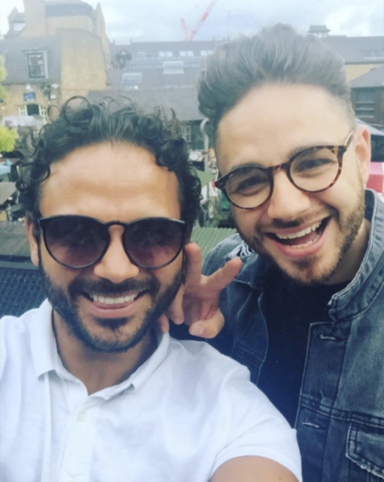  Adam with his brother Ryan - who has just quit Corrie