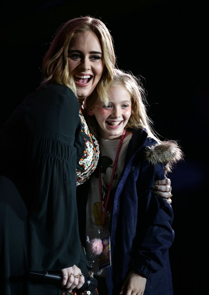  Adele invites a starstruck young fan on stage