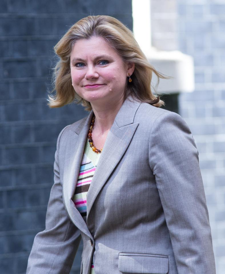  Yellow is the new black ... Justine Greening‘s hair colour put in line for the role of Development Secretary is Gove‘s ‘conspiracy theory' is to be believed