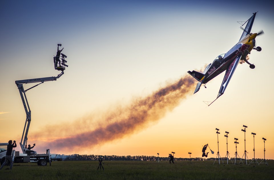  Plane crazy... pilot Martin Sonka earns his wings in Moravska Trebova, Czech Republic