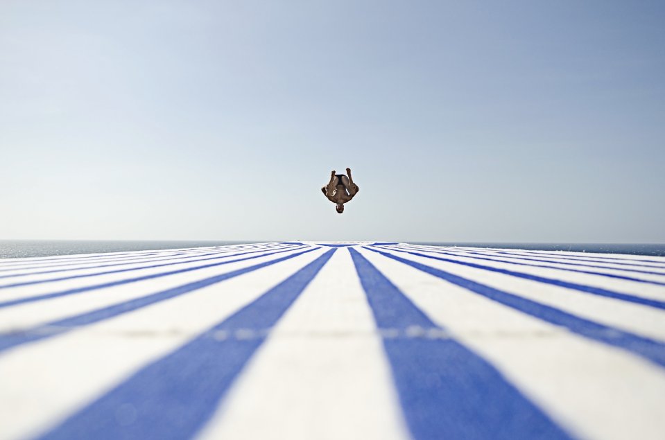  The sports featured are extremely varied, as proven by this shot of American David Colturi at the Red Bull Cliff Diving World Series in Havana, Cuba