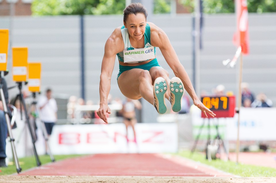  Jessica Ennis Hill landed a personal-best 6.63m in the long jump