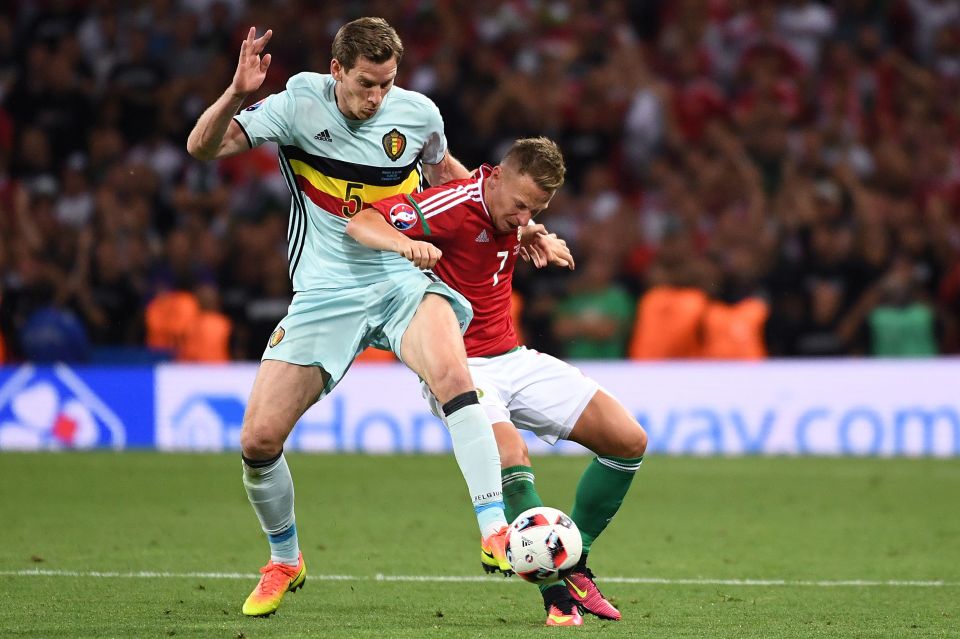 Vertonghen helped Belgium keep a clean sheet as they thrashed Hungary