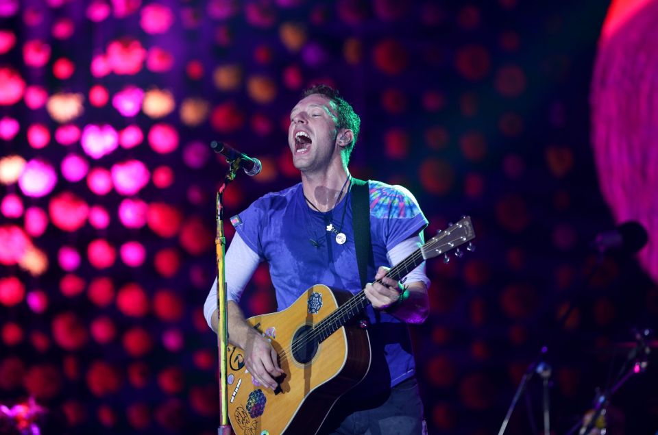 Coldplay's Chris Martin blasted out the hits to a rapturous crowd 