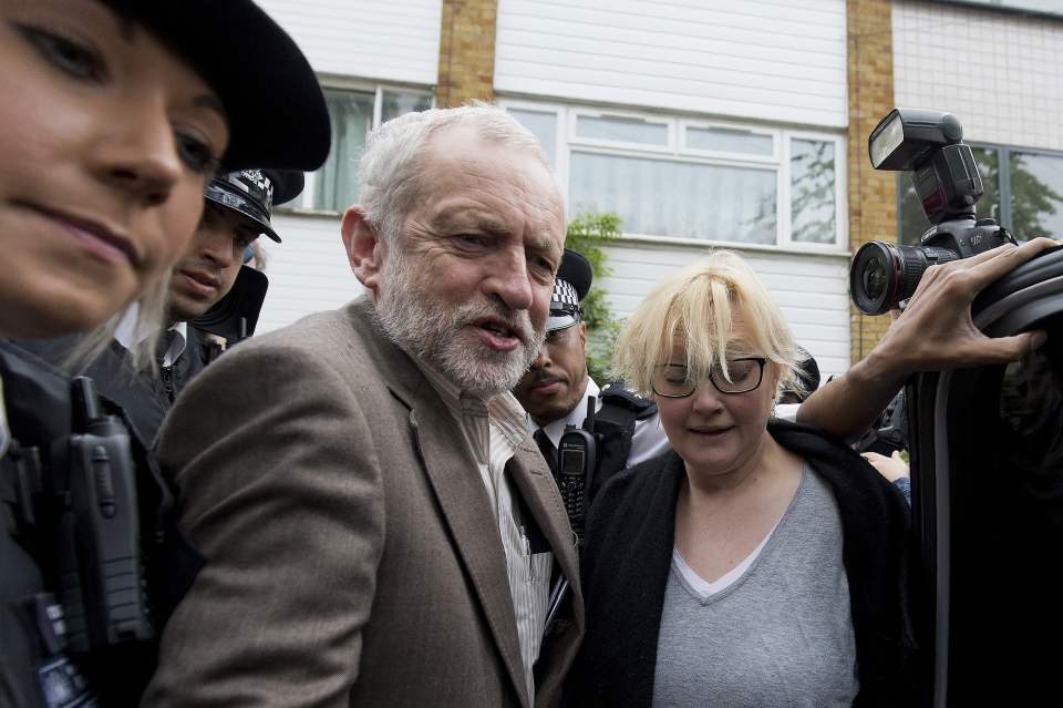  Jeremy Corbyn put on a brave face this morning as he made his way to the Commons