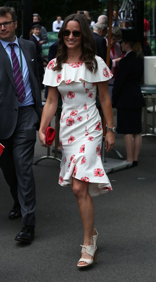  The sister of the Duchess of Cambridge is a keen tennis player and spectator