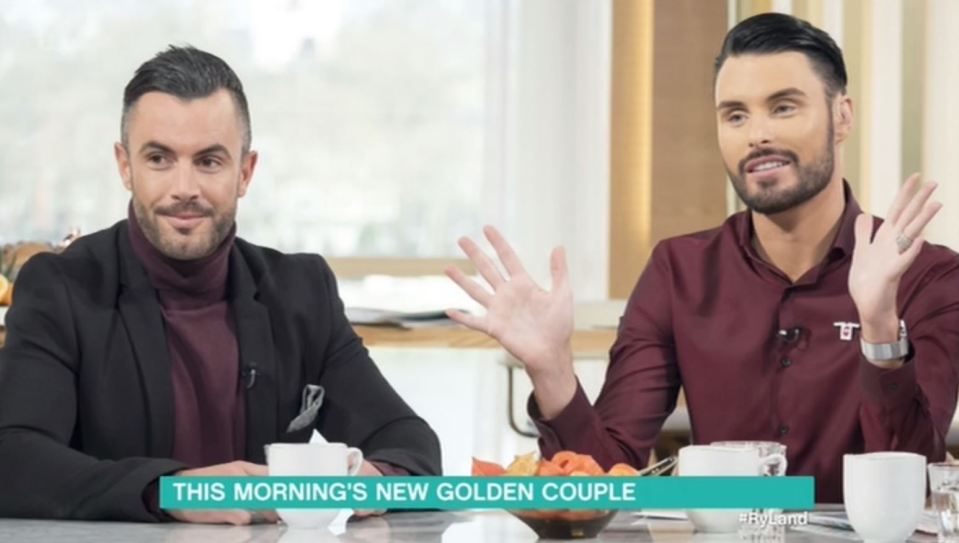  Rylan and his husband have been on the show together, but not as presenters