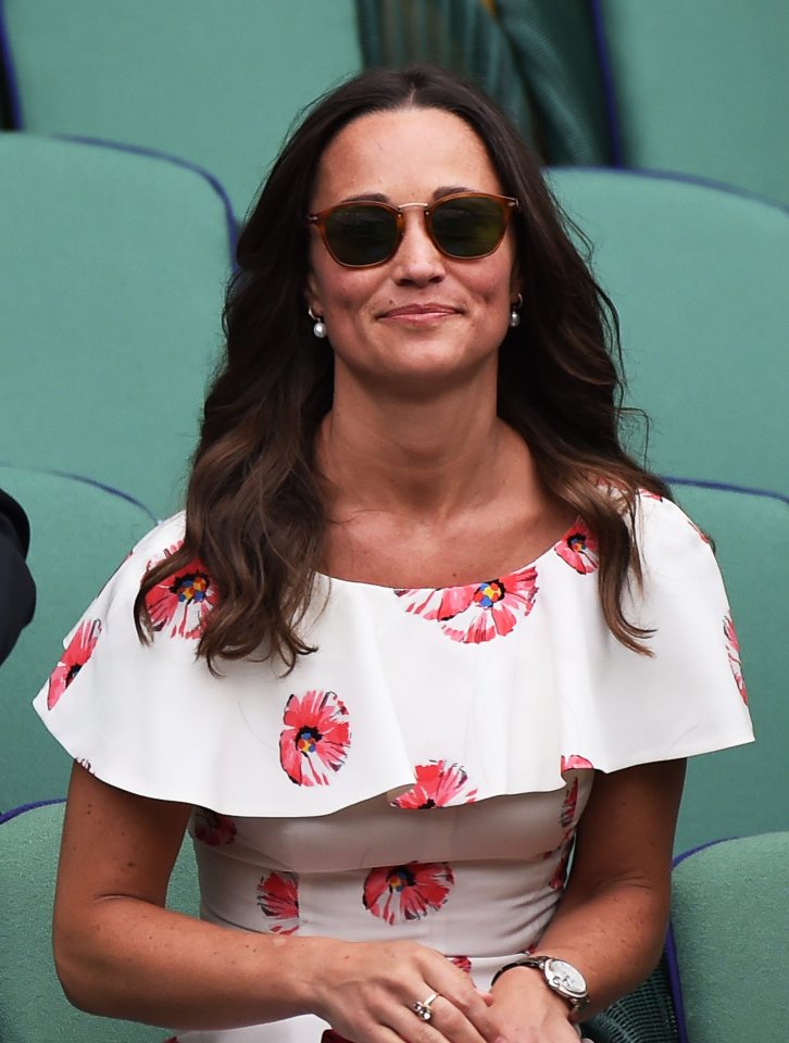  The socialite was the most exotic name on the guest list at the All England club on Monday with few other celebs interested without Andy Murray on court