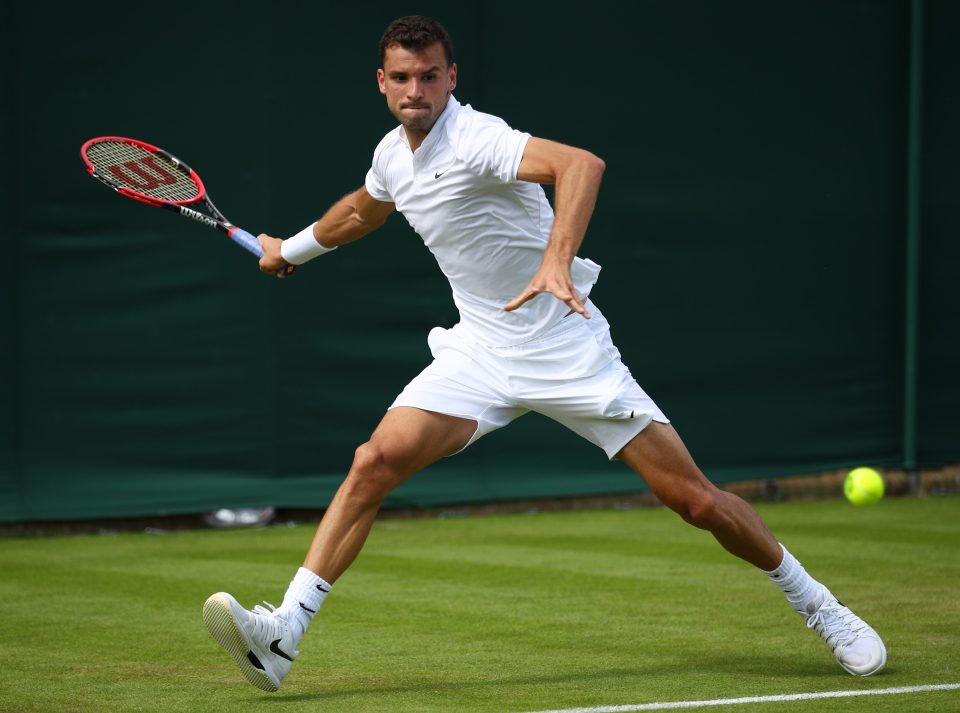  Grigor Dimitrov should have the edge to see of Kei Nishikori