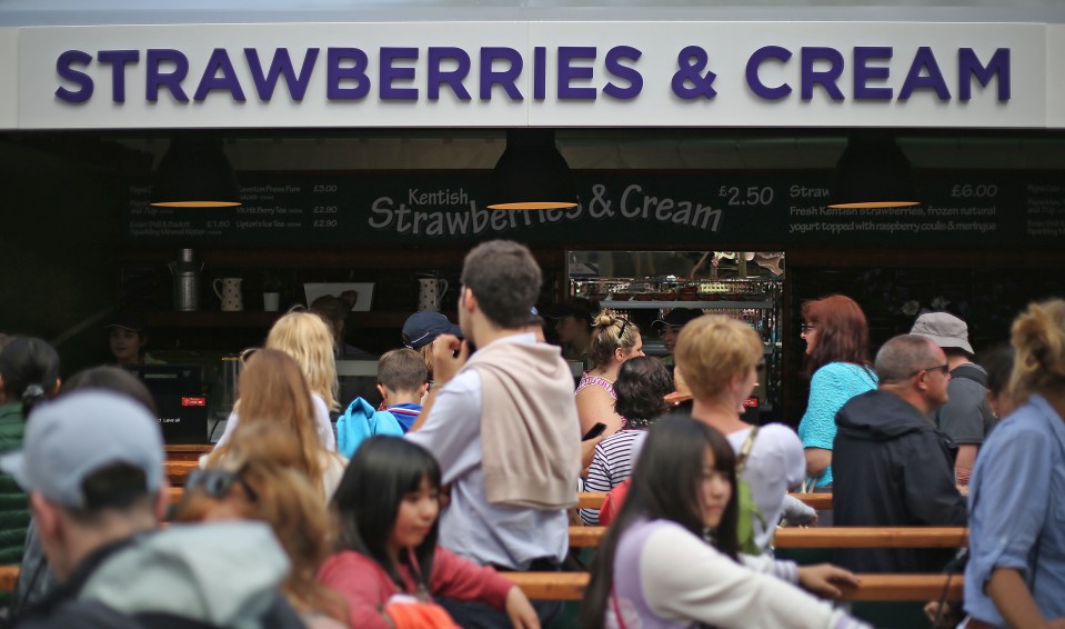  Punters can now beat the queues - and the prices - by bringing their own food to SW19