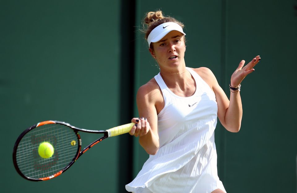  Ukrainian star Elina Svitolina stormed the match 6-2, 6-3