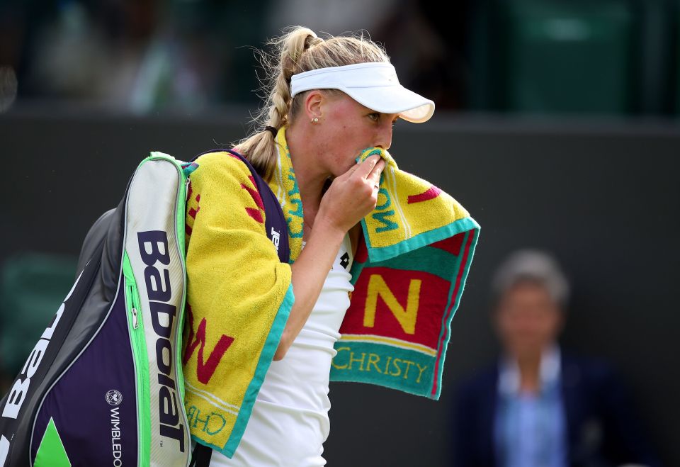  Naomi Broady couldn't build on a solid year at Wimbledon