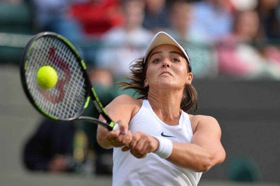  Laura Robson struggled as she continues her comeback from injury