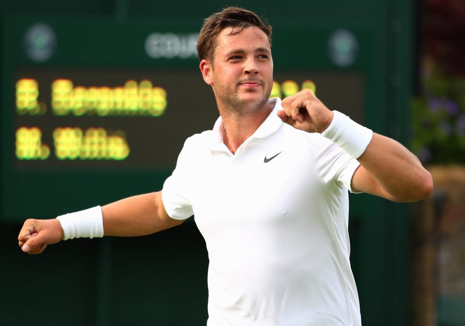  Marcus Willis will now face Roger Federer in the Wimbledon second round