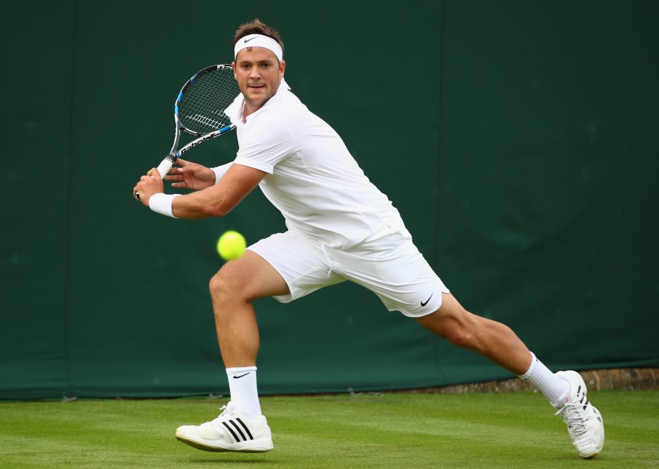  Marcus Willis was undoubtedly the star of day one at Wimbledon