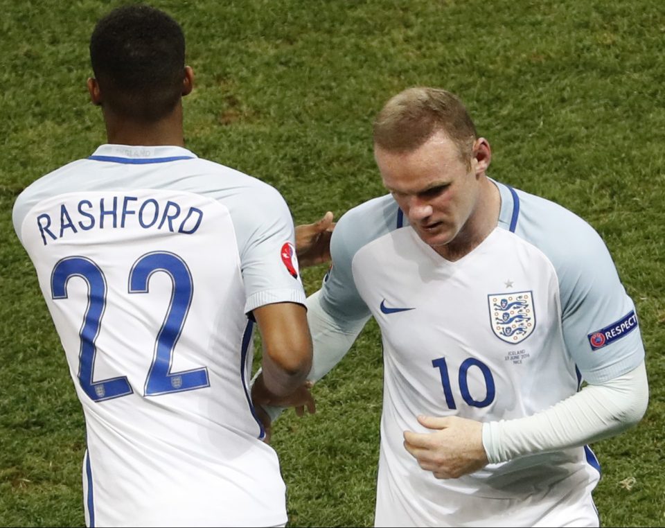  Marcus Rashford made two substitute appearances for England at Euro 2016