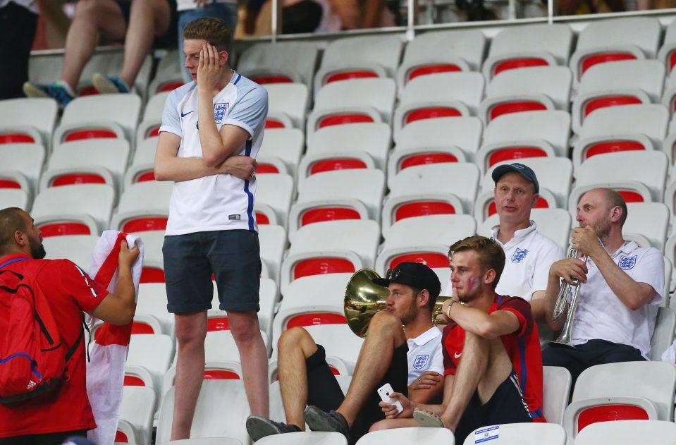  England fans have seemingly forgot how bad the Three Lions were at Euro 2016