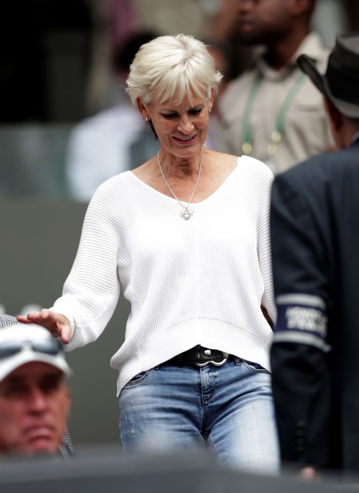  And it wasn't just Kim and Sophia that had turned up to support Andy, mum Judy was also there