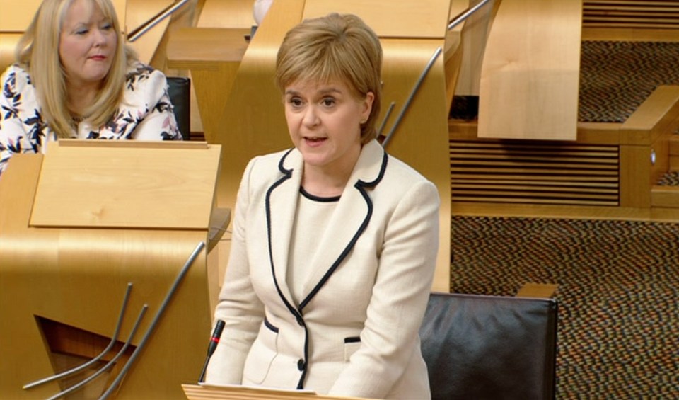  Nicola Sturgeon stated the case for a second Scottish referendum at Holyrood today