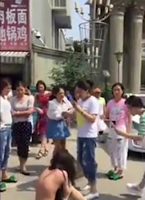  Social media users on Weibo reacted in shock and disgust to the horrific video