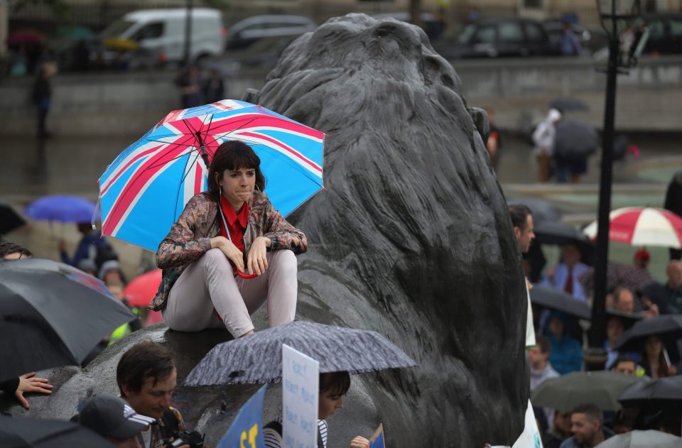  The event was organised to express 'anger at the whole referendum process'