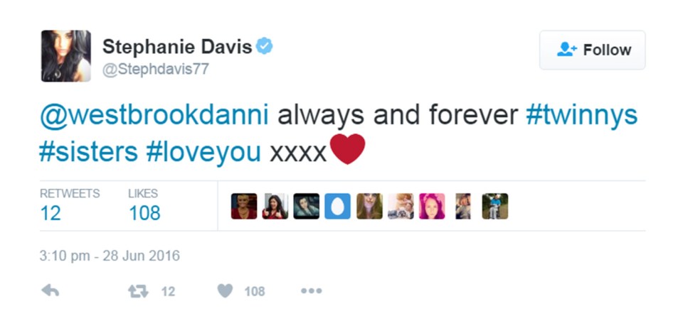  The pair exchanged mutual words of love and appreciation on Twitter