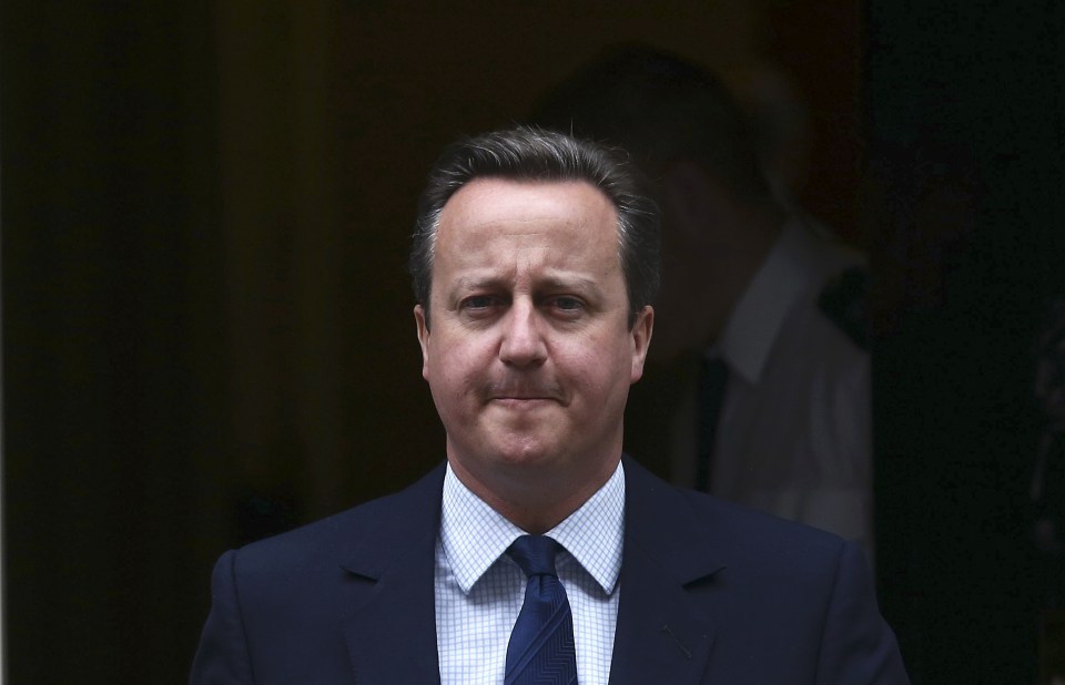 Britain's Prime Minister David Cameron leaves Number 10 Downing Street to attend Prime Minister's Questions at parliament in London