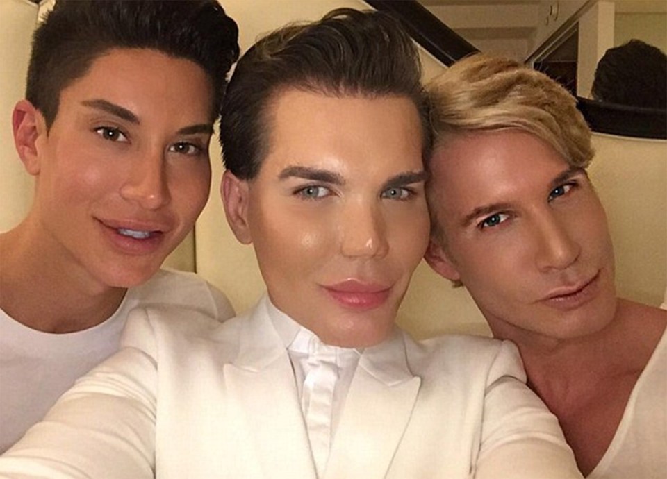  All three men are driven by their desire to look like Ken Dolls