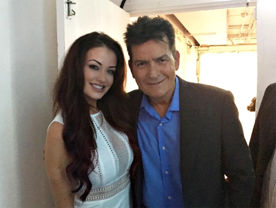  The UK reality TV babe recently struck up a surprising friendship with Hollywood actor Charlie Sheen