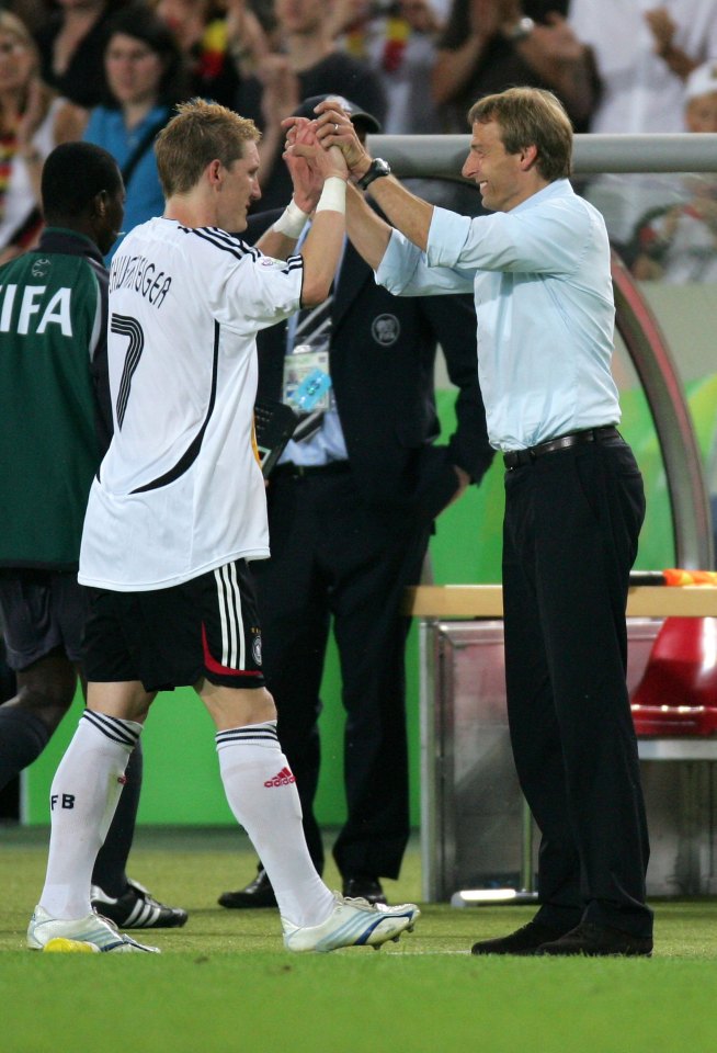  The likes of Bastian Schweinsteiger became national stars under Klinsmann