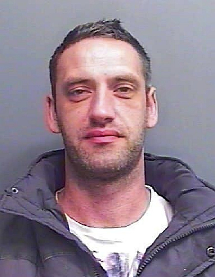  William John Allcock was jailed for violently raping a woman in front of her young son