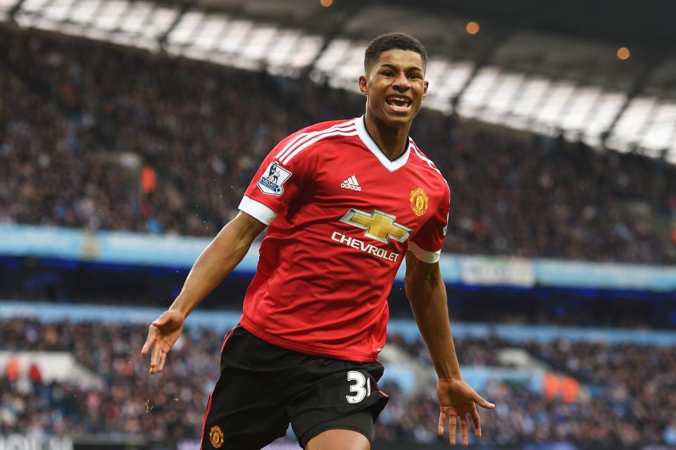  Rashford has enjoyed a meteoric rise to the top at Manchester United