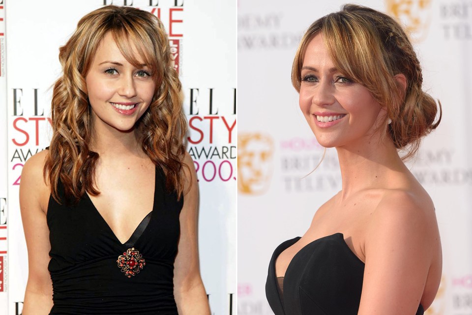  Samia Ghadie's pert assets, left, and larger bust, right