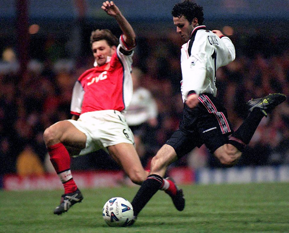 Giggs glorious career at Old Trafford includes famous FA Cup goal glory against Arsenal