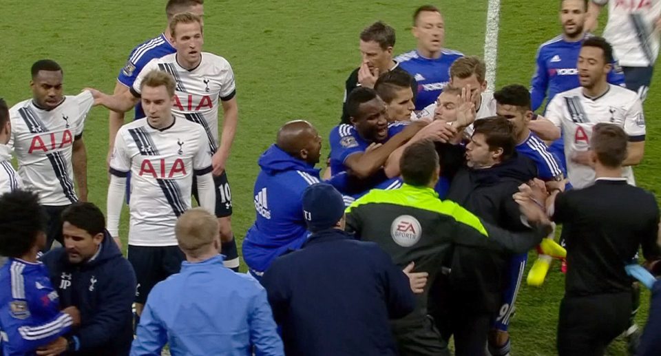  The visit of Tottenham to Stamford Bridge was one of the most fiery in the Prem