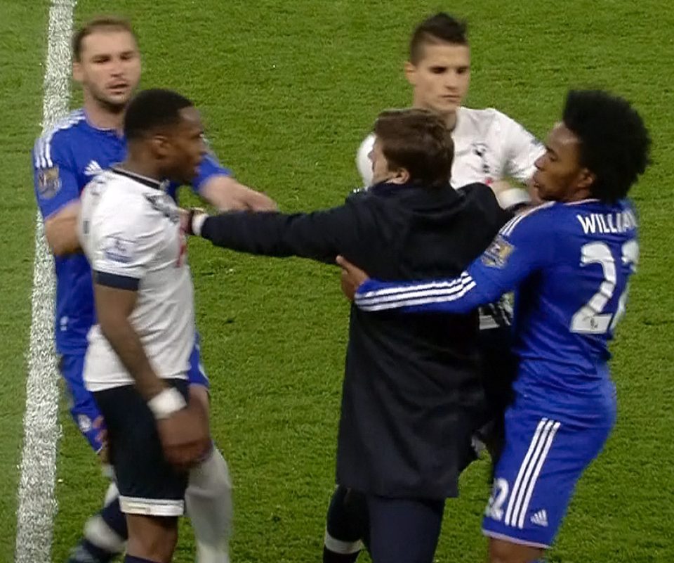  Chelsea and Spurs players were involved in a controversial end to the season