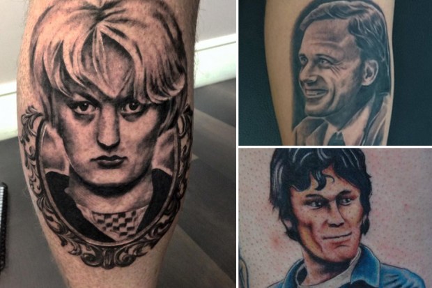 Sick new craze sees people etching serial killers like Myra Hindley and the Night Stalker onto their skin