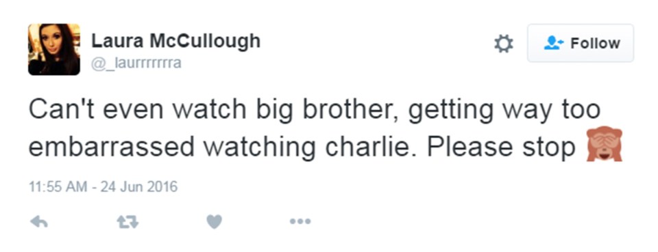  Fans took to Twitter to call Charlie desperate and deluded