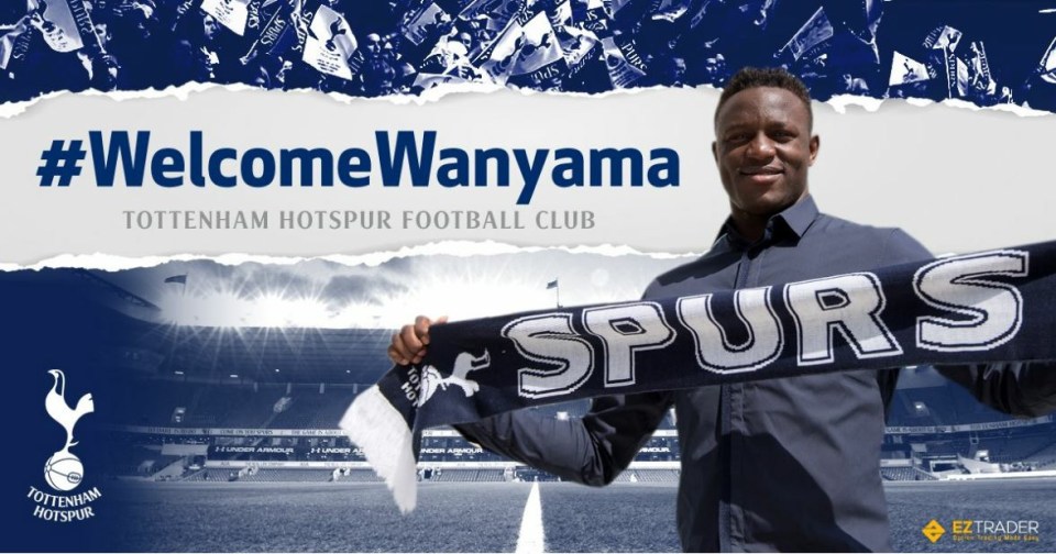  Victor Wanyama has signed for Tottenham Hotspur from Southampton