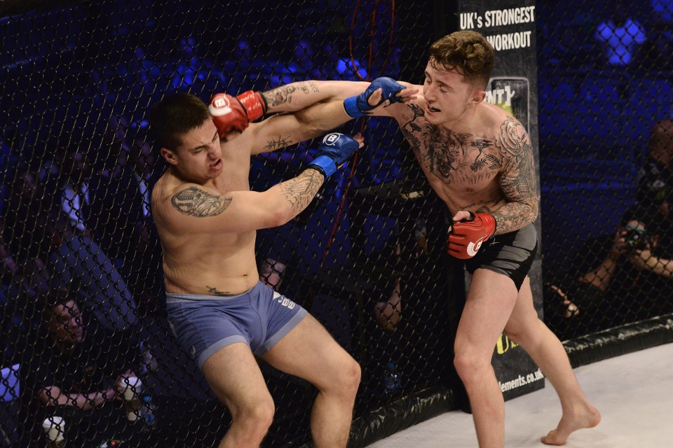  Star in the making: Northern Ireland's 19-year-old James Gallagher impressed on his Bellator debut