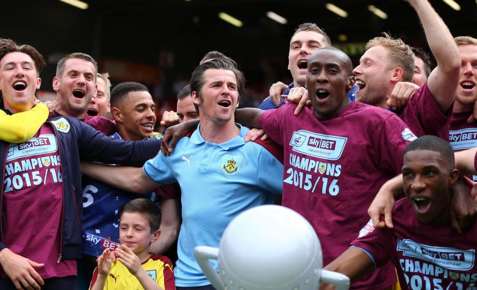  Joey Barton won the Championship with Burnley last season