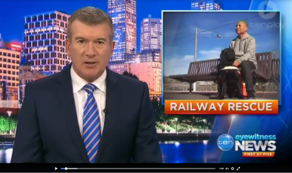  Nam Luc told Channel 10 he felt 'abandoned' lying on the track