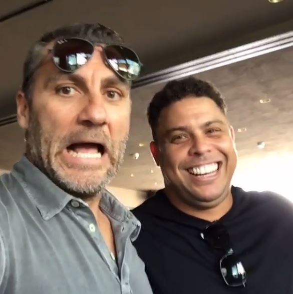  Christian Vieri lines up alongside another genius former striker in Brazil icon Ronaldo who is not returning to the game