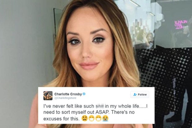 Charlotte Crosby has caused concern with this cryptic tweet